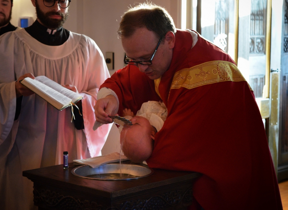Baptism of Samuel James
